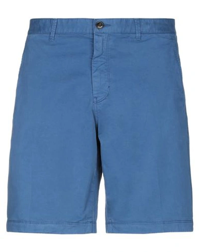 Michael Kors Mens Man Shorts & Bermuda Shorts Blue Size 34 Cotton, Elastane