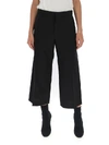 MARNI MARNI CROPPED STITCH DETAIL TROUSERS