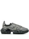 JIMMY CHOO DIAMOND CRYSTAL-EMBELLISHED LOW-TOP trainers