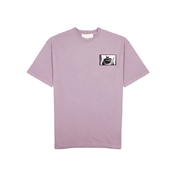 Filling Pieces Real Beauty Purple Cotton T-shirt | ModeSens