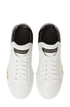 Dolce & Gabbana Women's Color-block Logo Sneakers In White/ Pink