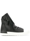 CINZIA ARAIA TWO TONE HI-TOP SNEAKERS