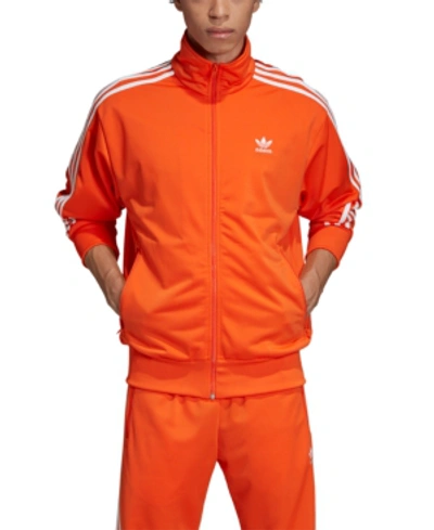 Adidas Originals Adidas Men's Originals Adicolor Firebird Track Jacket In Orange