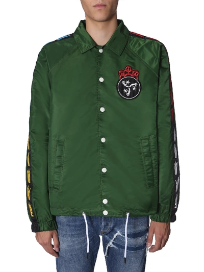 Diesel J-akito-emb Jacket In Verde