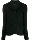Rag & Bone Slade Wool Stand-collar Blazer In Black