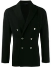 LARDINI DOUBLE BREASTED FITTED JACKET