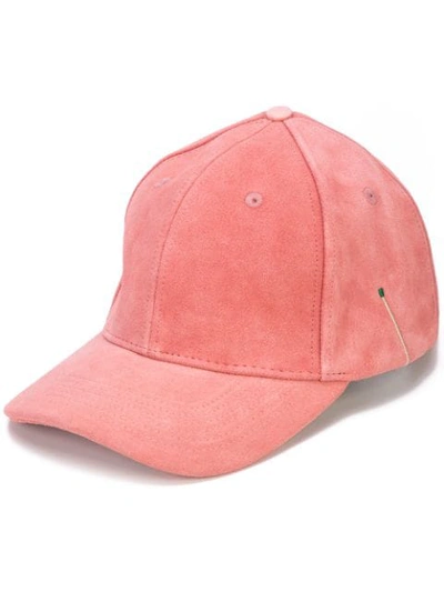 Nick Fouquet Embroidered Suede Cap - 粉色 In Pink