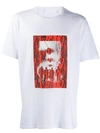 Neil Barrett Contrast Print T-shirt In White