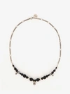 ALEXANDER MCQUEEN PEARL AND SKULL BEAD NECKLACE