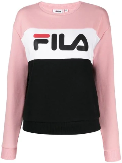 Fila Leah Crew Sweat Sweatshirt In Pink