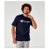 Champion Men's Flocked T-shirt In Blue