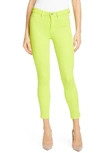 L Agence L'agence Margot High Rise Skinny In Chartreuse. In Chartreuse