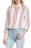 Rails Charli Shirt In Jewel Stripe