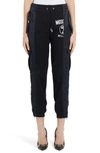 MOSCHINO MIXED MEDIA JOGGERS,A031655276555