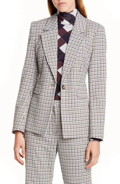 Baum Und Pferdgarten Plaid Blazer In Dusk Autumn Check