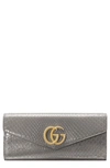 GUCCI GENUINE SNAKESKIN EVENING CLUTCH,594101LYQ0G