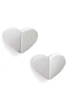 KATE SPADE SMALL HEART STUD EARRINGS,WBRUH538