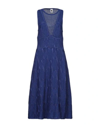 M Missoni Midi Dress In Blue