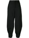 STELLA MCCARTNEY CROPPED PINSTRIPED TROUSERS
