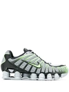 Nike Shox Mesh Panel Sneakers In Grey