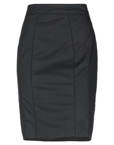 Burberry Knee Length Skirts In Black