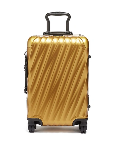 Tumi 19 Degree Aluminum International Carry-on Luggage In Yellow