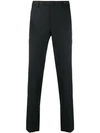 Pt01 Plain Tailored Trousers In Black