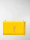 Saint Laurent Small Kate Crossbody Bag In Yellow