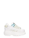 BUFFALO 1352 SNEAKERS IN WHITE LEATHER,11035449