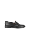 ATP ATELIER MONTI BLACK LEATHER LOAFERS,3572344