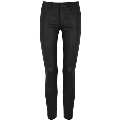 Articles Of Society Sarah Black Coated Skinny Jeans
