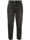 ALEXANDER WANG CROPPED RIDE CLASH JEANS