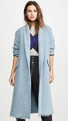 Isabel Marant Étoile Isabel Marant Etoile Blue Boucle Faby Coat In Blue