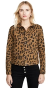 L AGENCE CELINE SPOT ANIMAL PRINT JACKET