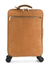 BRUNELLO CUCINELLI BRUNELLO CUCINELLI FOUR WHEEL SUITCASE - 大地色