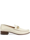 GUCCI LEATHER LOAFER WITH INTERLOCKING G HORSEBIT