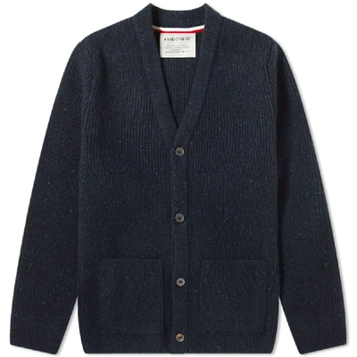 A Kind Of Guise Gambino Knit Cardigan In Blue