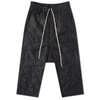 RICK OWENS Rick Owens DRKSHDW Cropped Drawstring Quilted Pant,6373-NZ-096