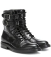 SAINT LAURENT ARMY LEATHER ANKLE BOOTS,P00403655