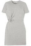 ALEXANDER WANG T TWISTED CUTOUT STRETCH-COTTON JERSEY MINI DRESS