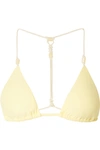 VIX Sunkisses Julie bead-embellished triangle bikini top