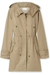 THE ROW HAZE HOODED COTTON-GABARDINE COAT