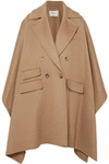 MAX MARA EUREKA DOUBLE-BREASTED CAMEL HAIR CAPE