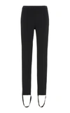 Givenchy Stretch-twill Stirrup Pants In Black