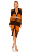 EQUIPMENT EQUIPMENT VERELLE CARDIGAN IN ORANGE.,EQUI-WD168