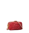 Tory Burch Perry Bombe Leather Crossbody Bag - Red In Red Apple