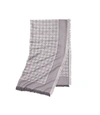 Tory Burch Jacquard Traveler Scarf In Ashed Gray