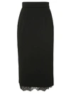 DOLCE & GABBANA LONG PENCIL SKIRT,11035981