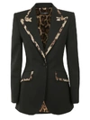 DOLCE & GABBANA LEOPARD PRINT BLAZER,11035982