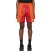 HERON PRESTON HERON PRESTON SSENSE 独家发售橙色 AND 红色“JUMP”短裤